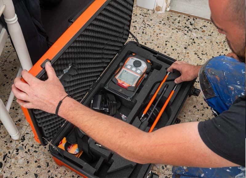 Nuestro novedoso detector de fugas de agua te garantiza un servicio integral
